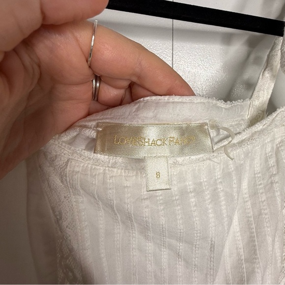 LoveShackFancy - Ayala Dress - White Cotton and Lace dress - Size 8 - Picture 12 of 16